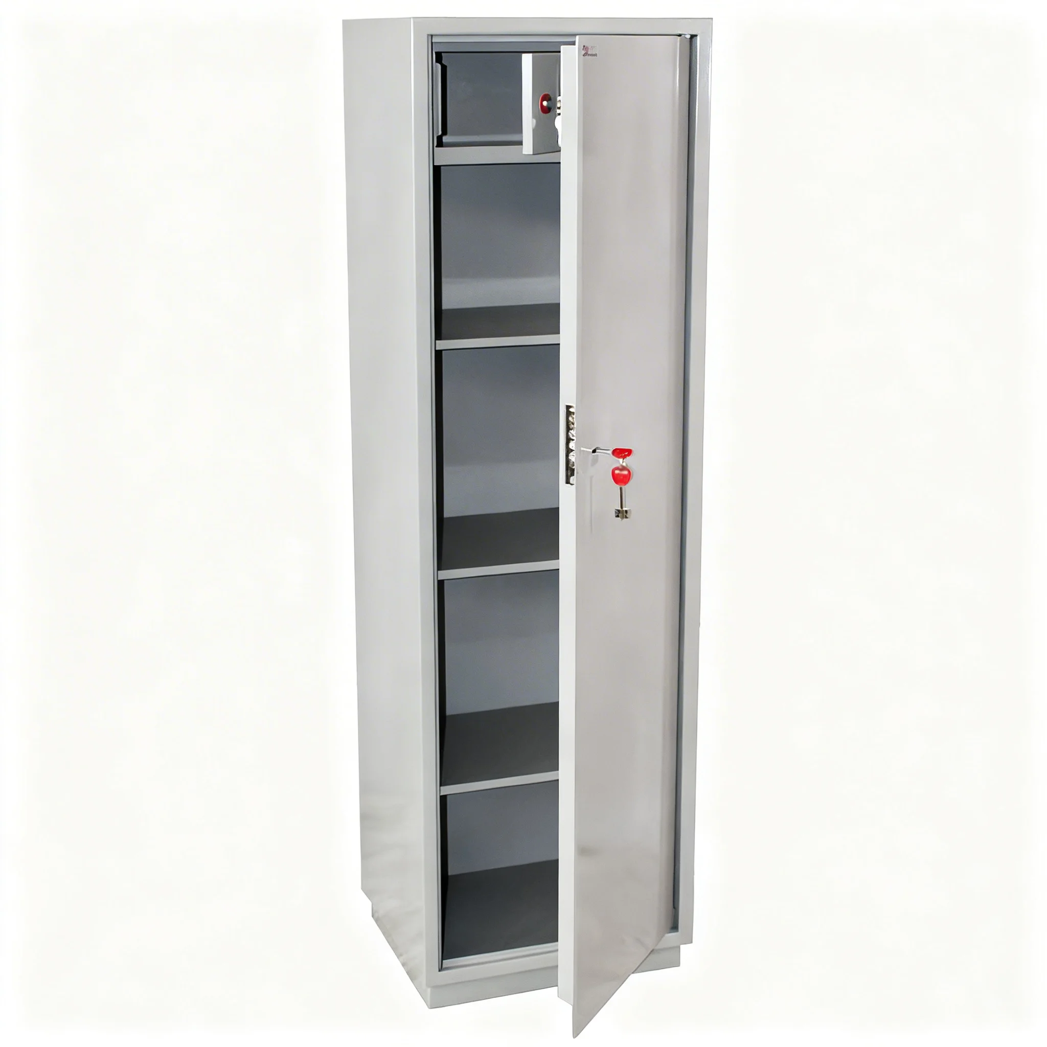 Шкаф бухгалтерский с тремя полками и трейзером КБС 031т