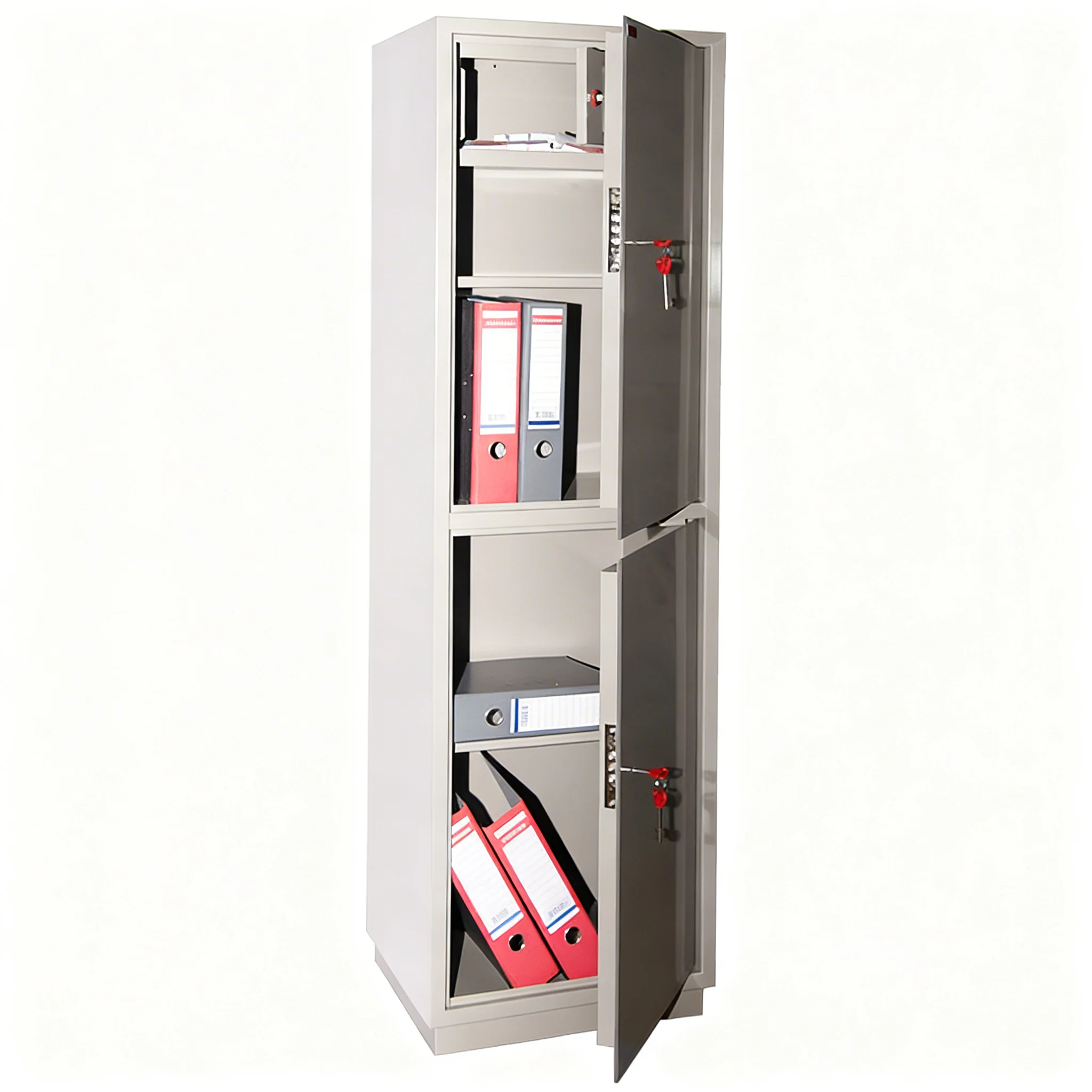 Шкаф бухгалтерский с 2 отделениями КБС 032т