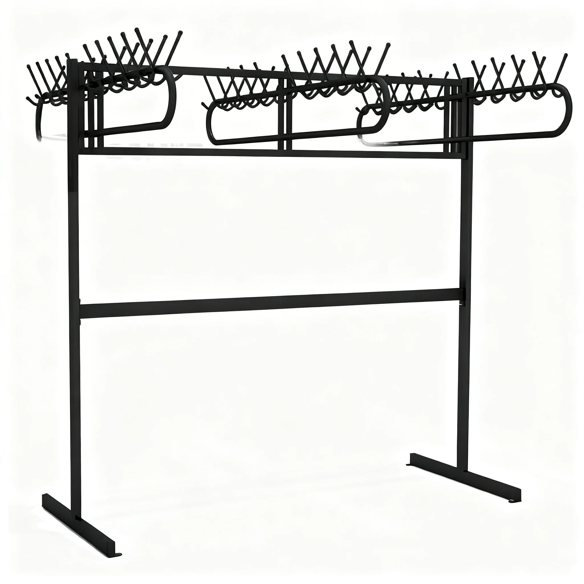 Вешалка напольная 36 крючков, черный