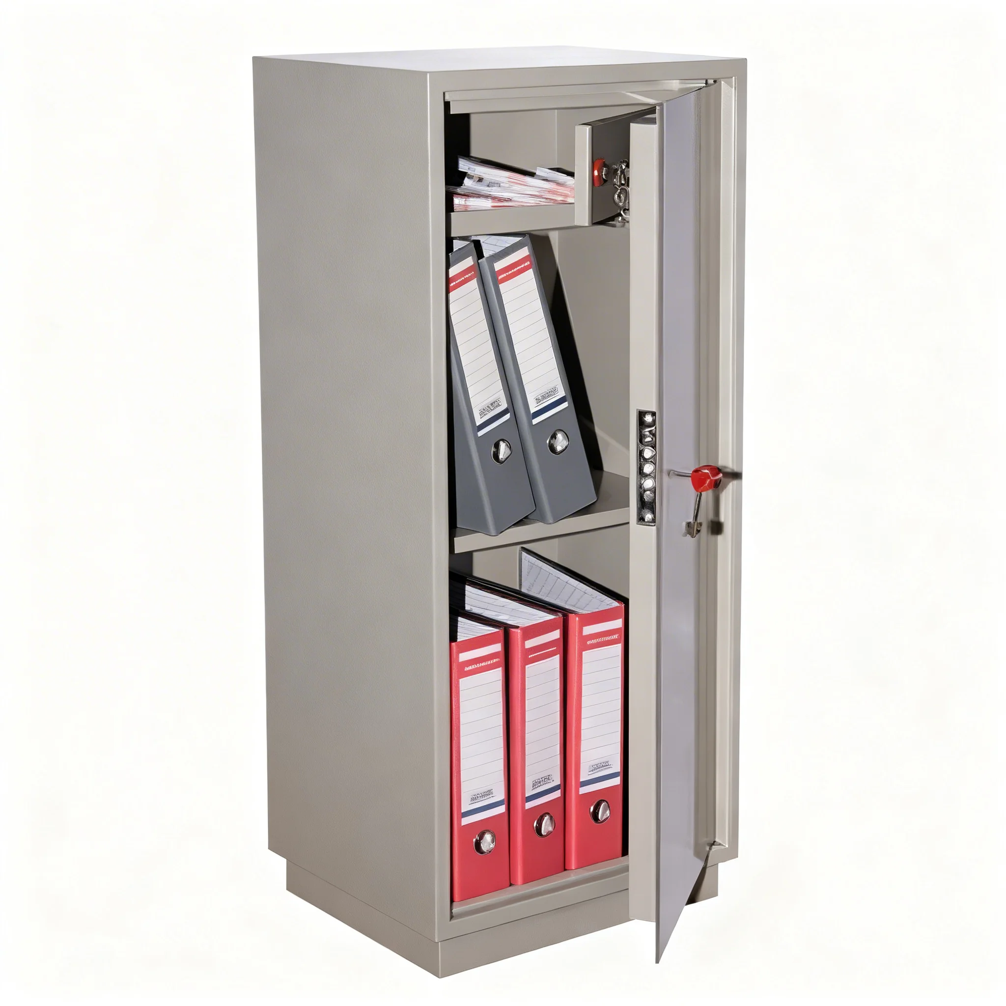 Шкаф бухгалтерский с трейзером и полкой КБС 041т